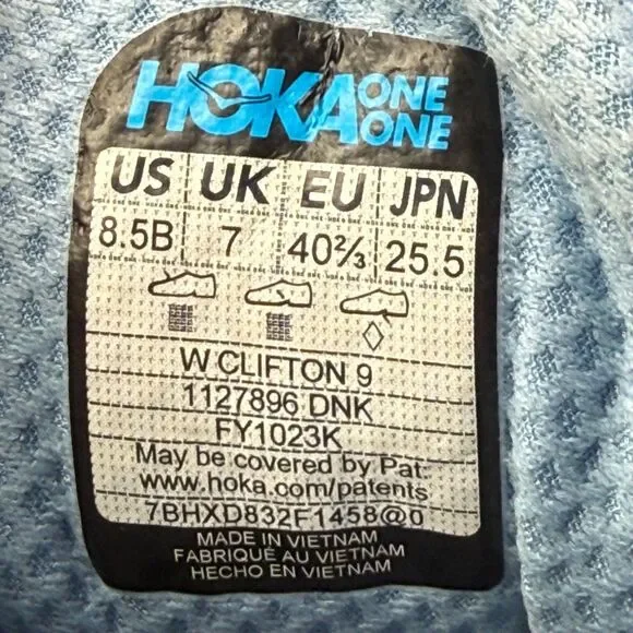 Hoka One One Clifton 9 Women's Size 8.5B Pink Running Shoes Sneakers 1127896DNK - Picture 10 of 10